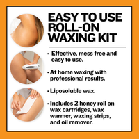 Thumbnail for Honey Roller Waxing Kit - thatswaxup -  - Roller Waxing Kit - waxup hair removal wax body waxing kit women and men professional waxing supplies
