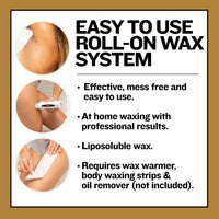 Thumbnail for Elite Gold Roll On Wax Cartridges 4 Pack Buy with Prime - thatswaxup -  - Roll On Wax - waxup hair removal wax body waxing kit women and men professional waxing supplies