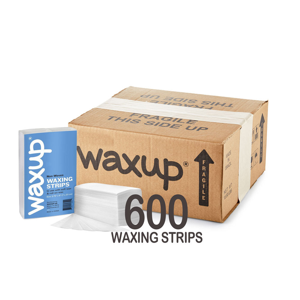 600 Waxup Non Woven Waxing Strips 3"x 9" - thatswaxup - - Non Woven Waxing Strips - waxup hair removal wax body waxing kit women and men professional waxing supplies