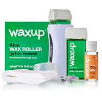 Thumbnail for Aloe Roller Waxing Kit - thatswaxup -  - Roller Waxing Kit - waxup hair removal wax body waxing kit women and men professional waxing supplies