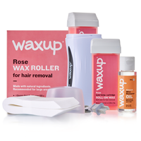 Thumbnail for Rose Roller Waxing Kit Buy With Prime - thatswaxup -  - Roller Waxing Kit - waxup hair removal wax body waxing kit women and men professional waxing supplies