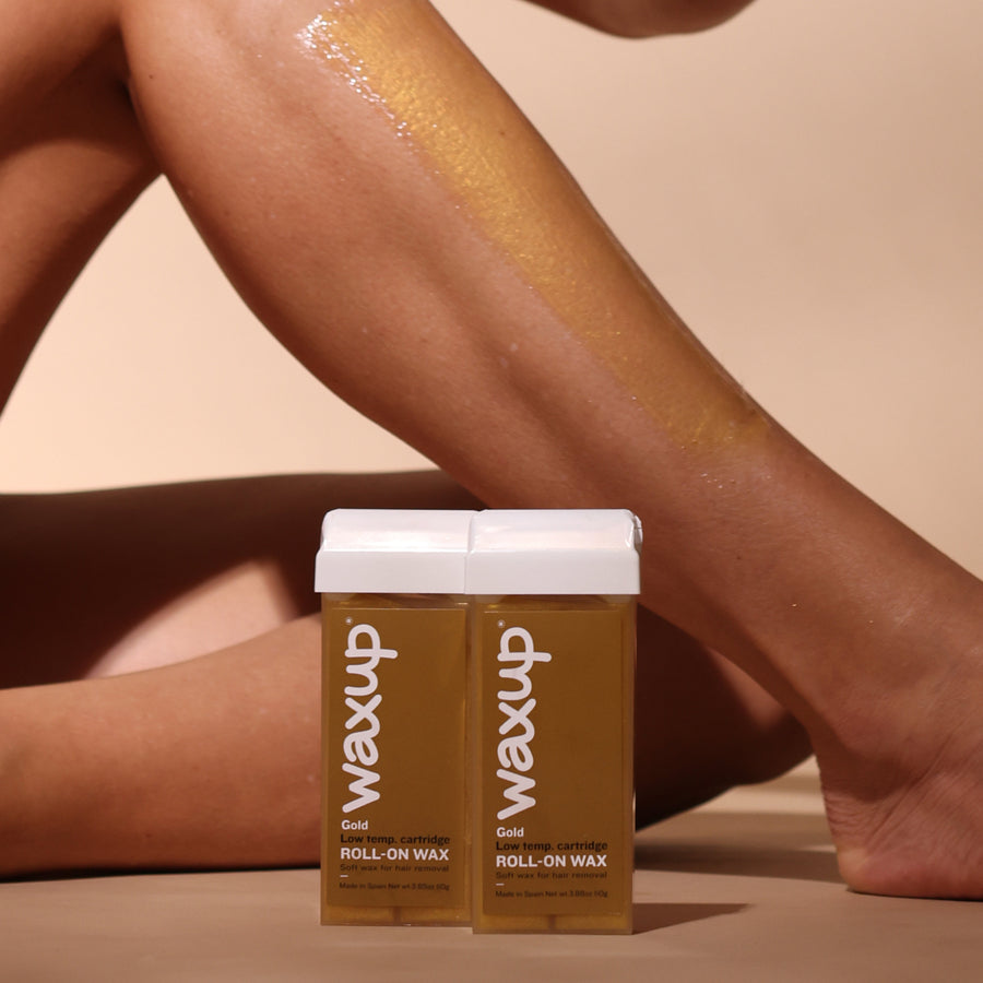 Elite Gold Roll On Wax Cartridges 2 Pack - thatswaxup - - Roll On Wax - waxup hair removal wax body waxing kit women and men professional waxing supplies