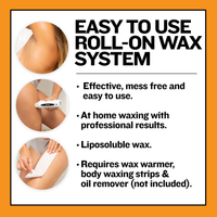 Thumbnail for Honey Roll On Wax Cartridges 4 Pack - thatswaxup -  - Roll On Wax - waxup hair removal wax body waxing kit women and men professional waxing supplies
