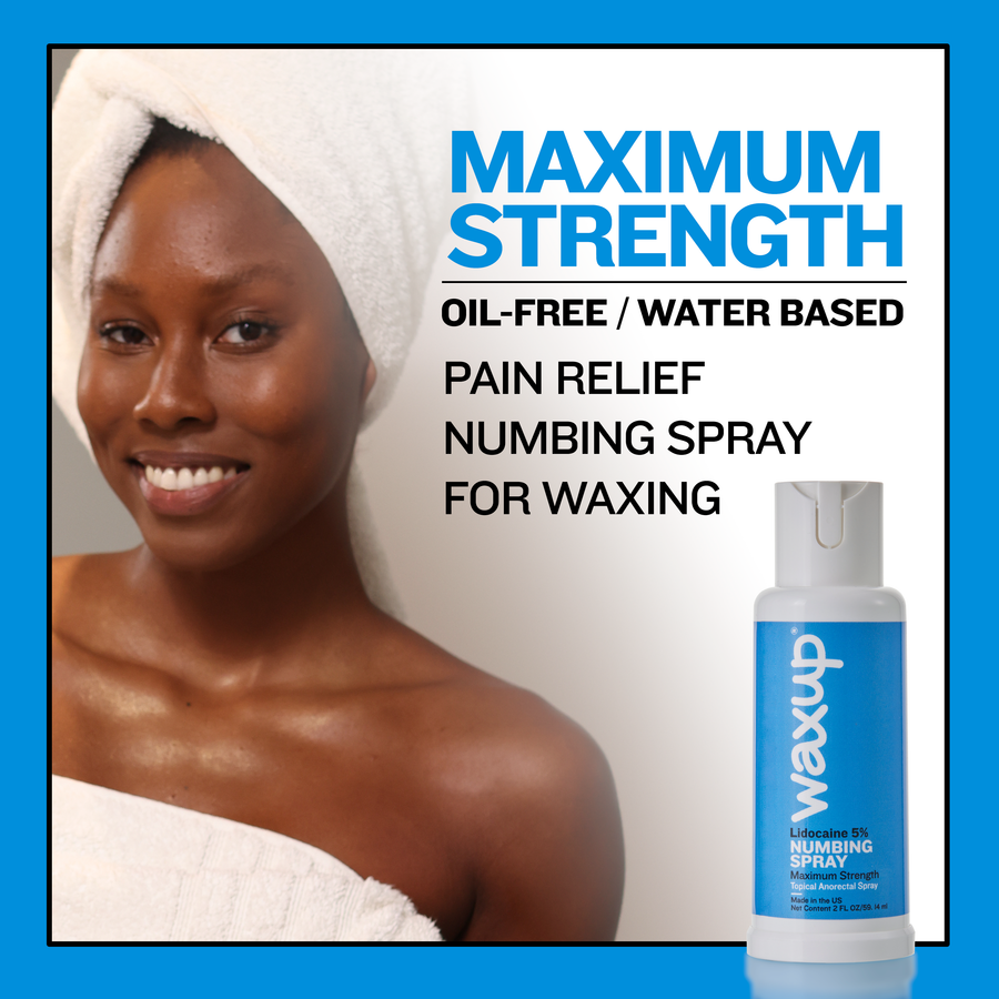 Numbing Spray 5% Lidocaine 2 Pack - thatswaxup -  - Pre Waxing Skin Care - waxup hair removal wax body waxing kit women and men professional waxing supplies