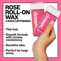 Thumbnail for Rose Roll On Wax Cartridges 2 Pack - thatswaxup -  - Roll On Wax - waxup hair removal wax body waxing kit women and men professional waxing supplies