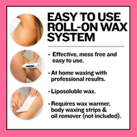 Thumbnail for Rose Roll On Wax Cartridges 4 Pack Buy with Prime - thatswaxup -  - Roll On Wax - waxup hair removal wax body waxing kit women and men professional waxing supplies
