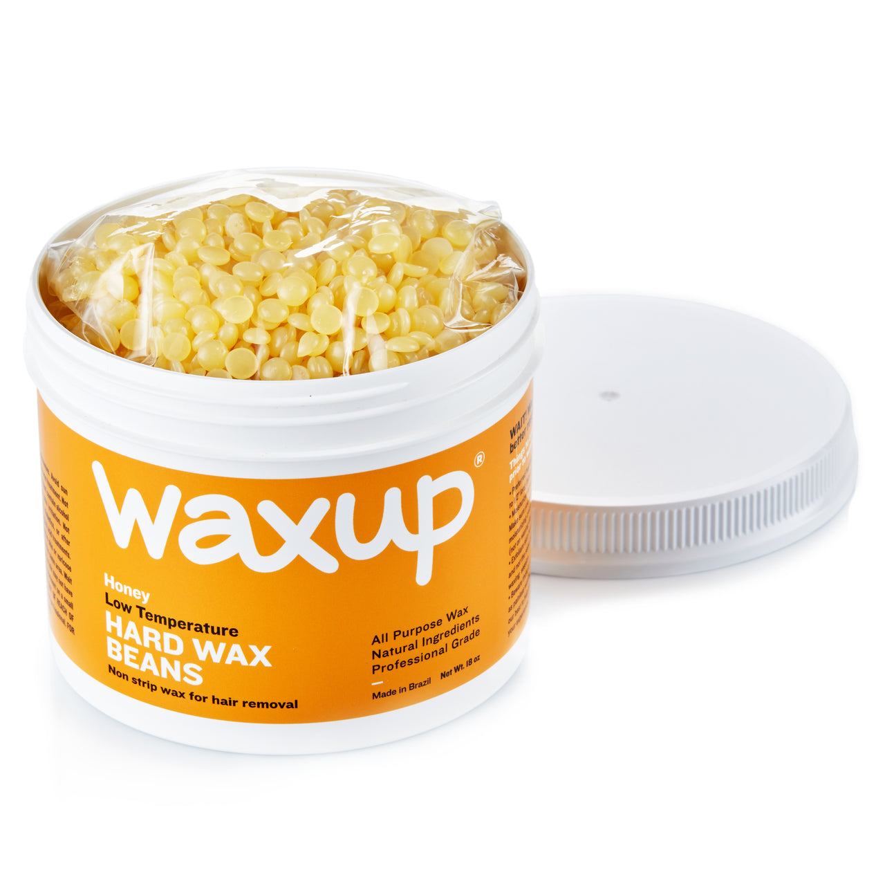Natural Hard Wax Beads, Honey Wax Beans - thatswaxup -  - Hard Wax Beans - waxup hair removal wax body waxing kit women and men professional waxing supplies