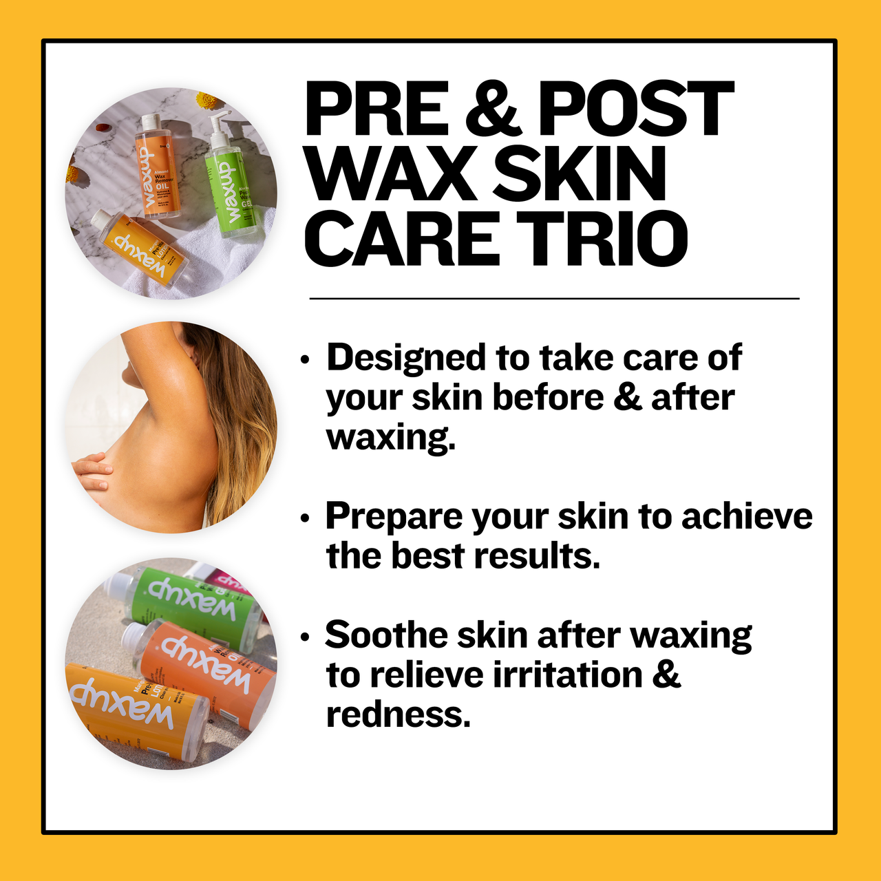 Before And After Waxing Skin Care Kit - thatswaxup -  - Pre and Post Waxing Skin Care - waxup hair removal wax body waxing kit women and men professional waxing supplies