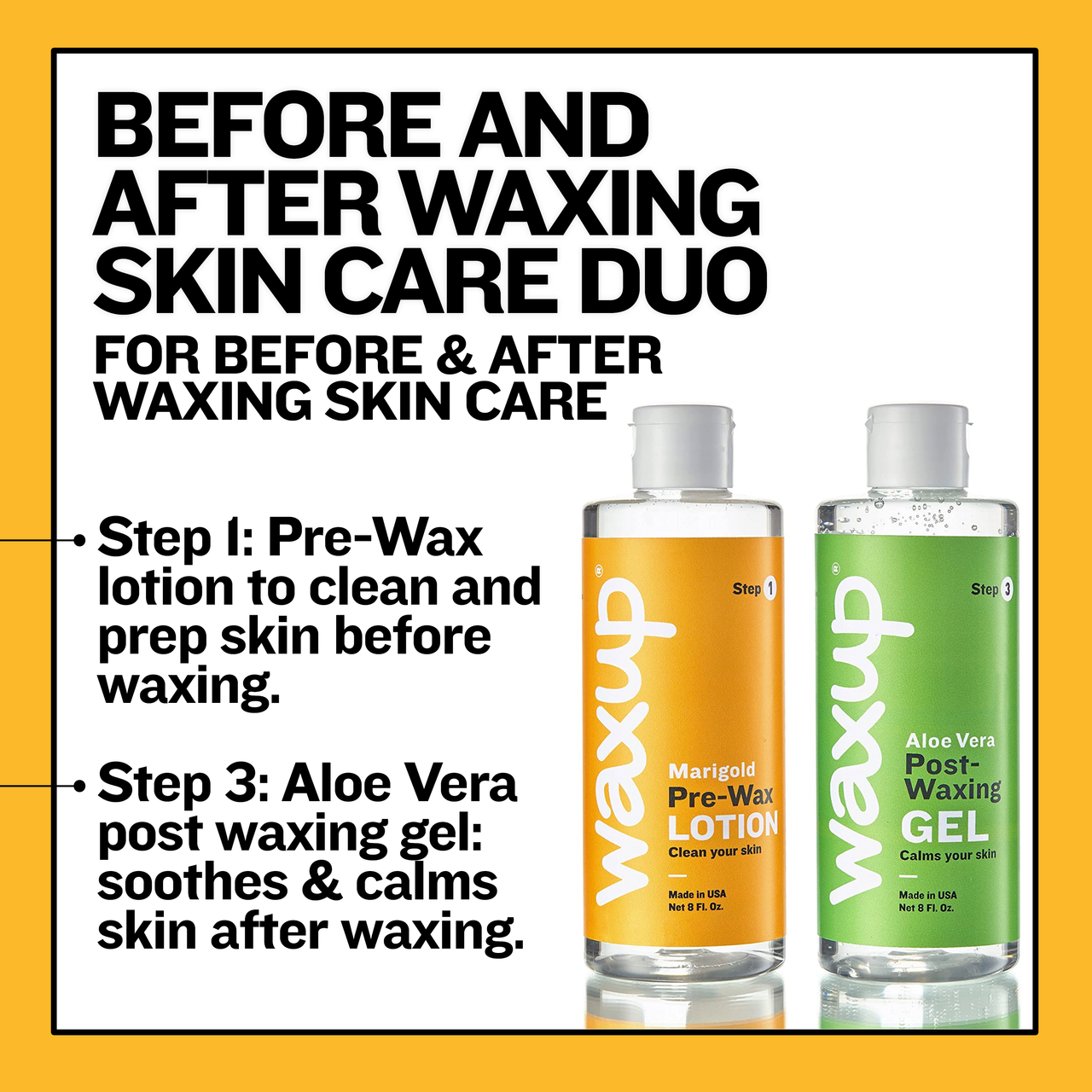 Before And After Waxing Skin Care Duo - thatswaxup -  - Pre and Post Waxing Skin Care - waxup hair removal wax body waxing kit women and men professional waxing supplies